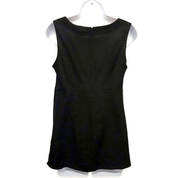 Sleeveless Linen Blend Southwestern Tunic Top Bronze Silver Neckline and Bodice - Picture 3 of 15